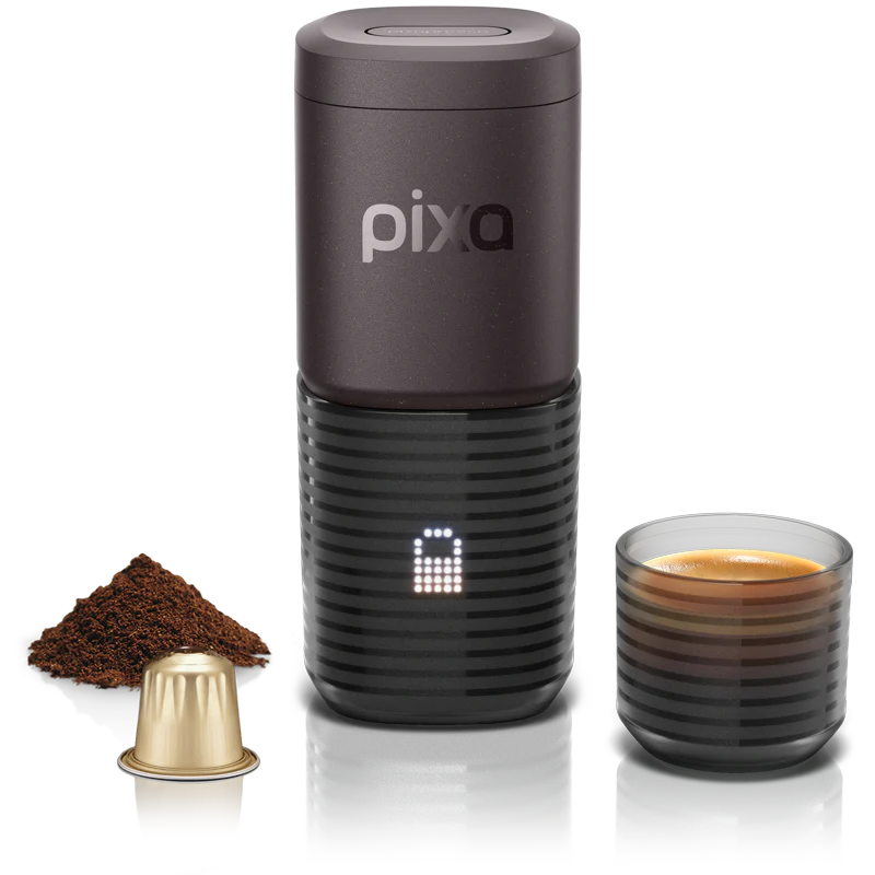 PIXAPRESSO - ELECTRISCHE DRAAGBARE ESPRESSOMACHINE