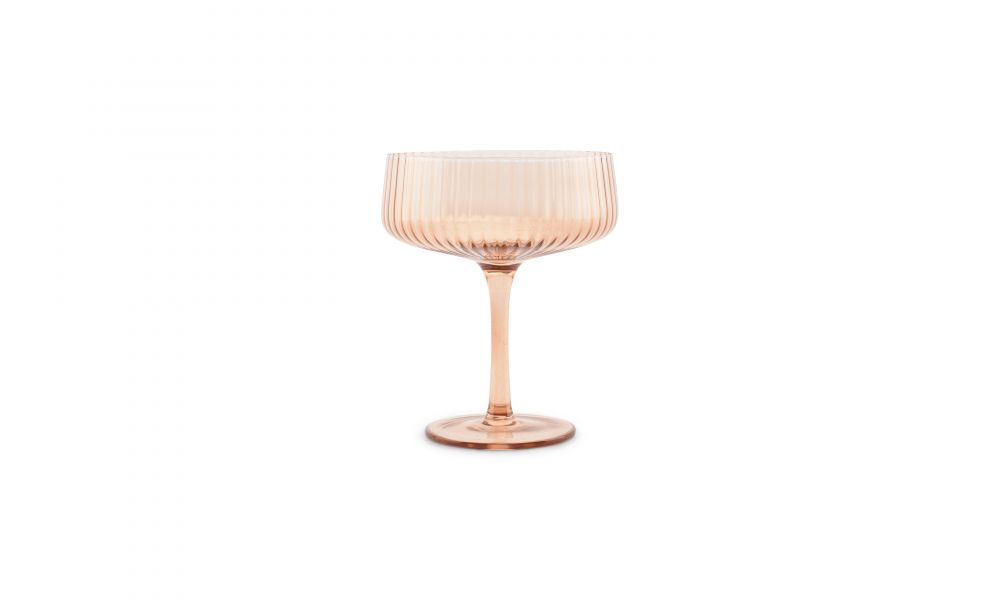 RAY CHAMPAGNE COUPE (SET VAN 4) - AMBER