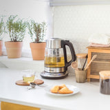 WATERKOKER/THEEPOT MET INSTELBARE TEMPERATUUR 1,7 L
