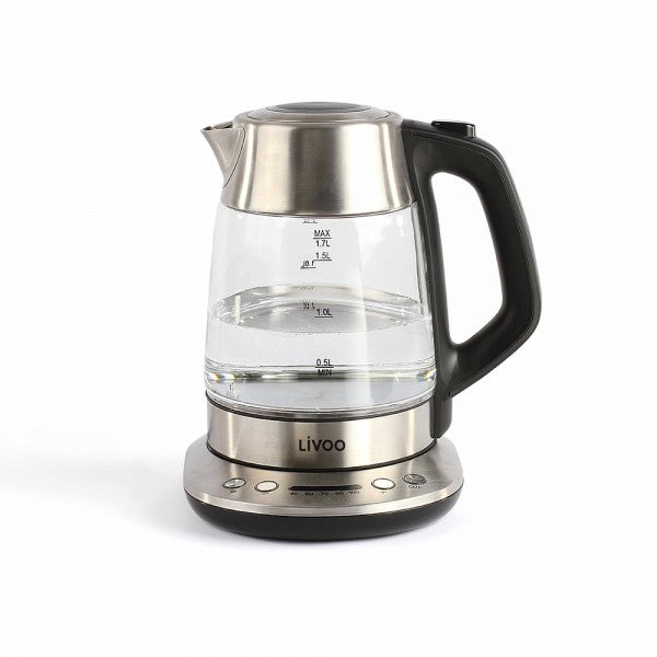 WATERKOKER/THEEPOT MET INSTELBARE TEMPERATUUR 1,7 L