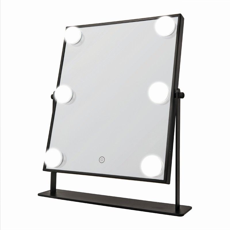 LED HOLLYWOOD MIRROR - ZWART