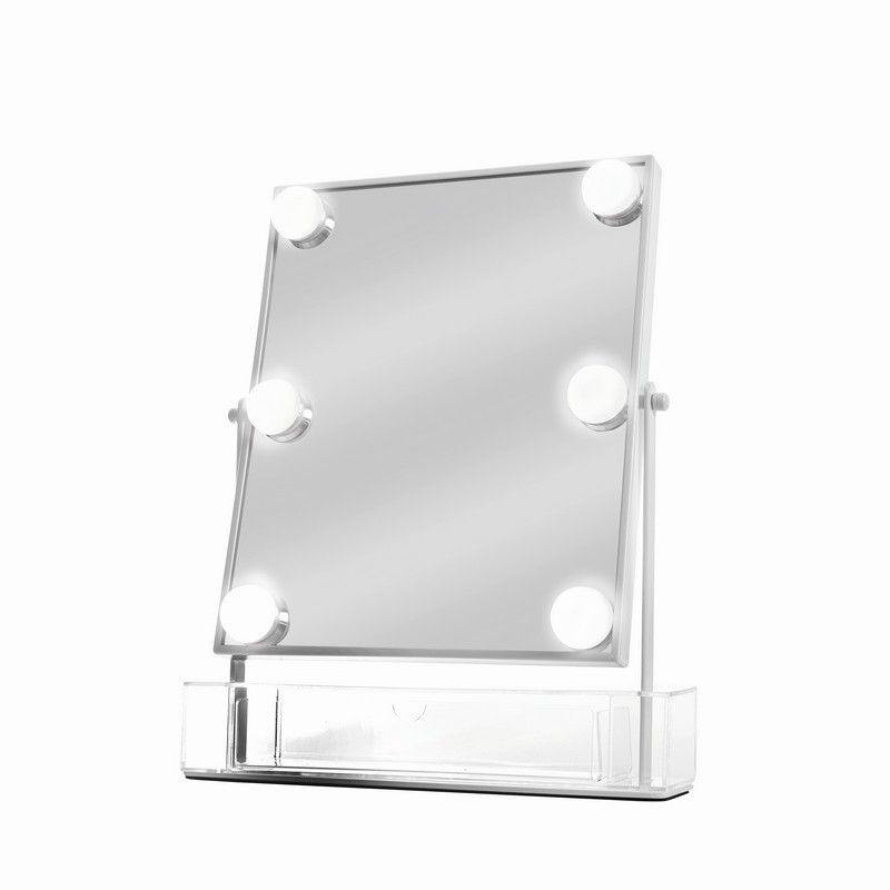 LED HOLLYWOOD MIRROR - WIT