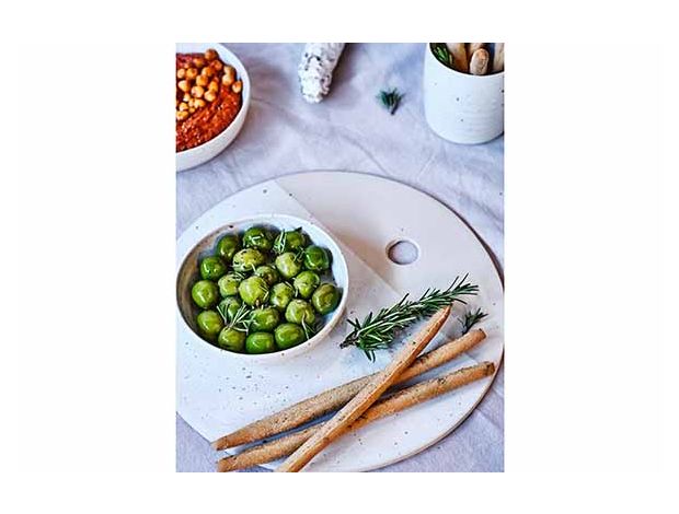 AMUSE QUARTZ - SERVEERSCHAAL ROND 29 CM