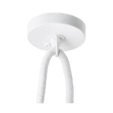 MONKEY HANGLAMP MET TOUW / WIT