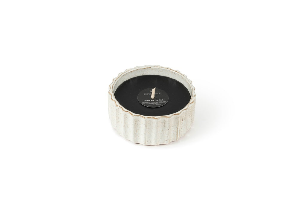 OUTDOOR KAARS - BOWL BICOLOR
