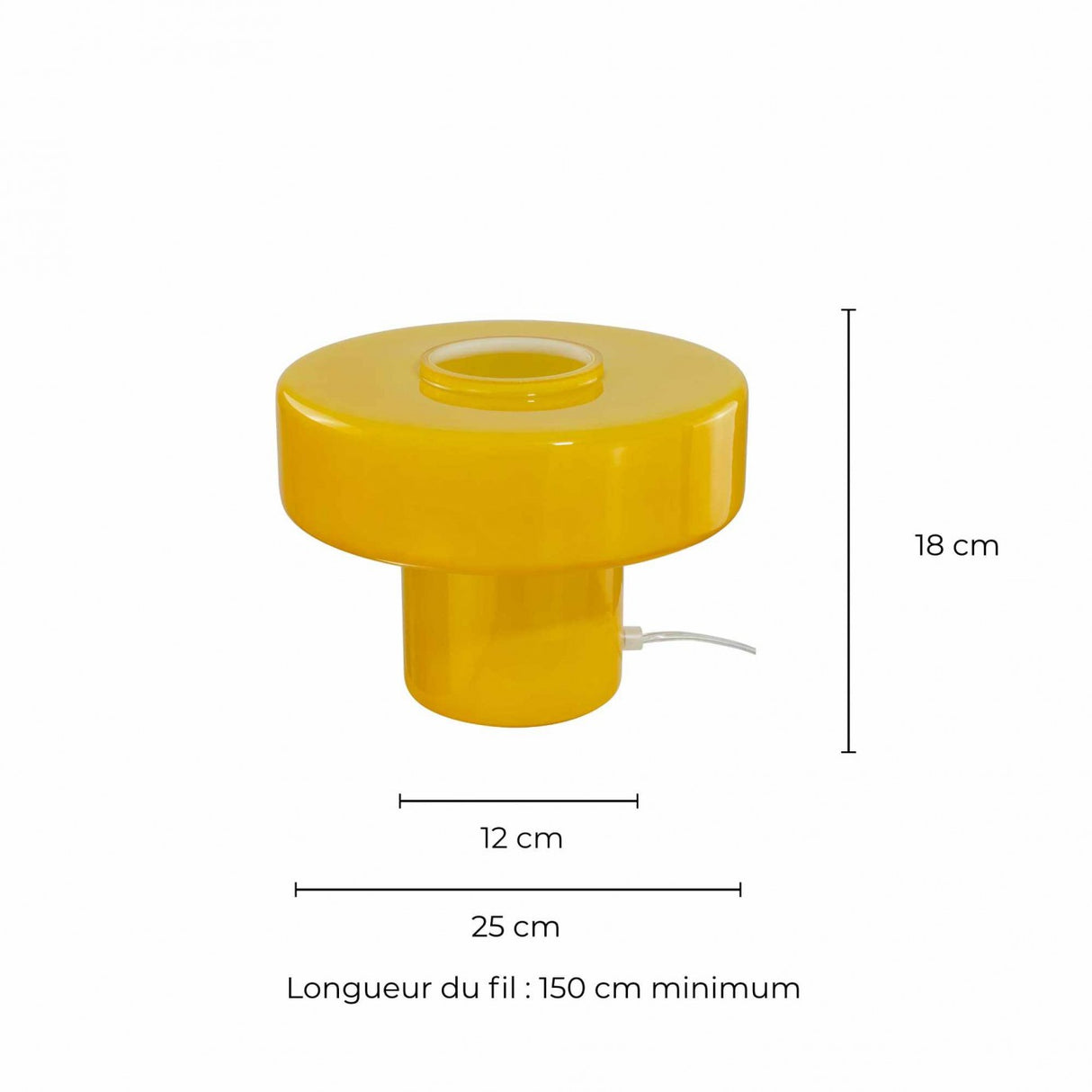 FOZA TAFELLAMP KLEIN - YELLOW
