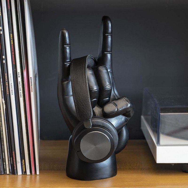 BLACK ROCK ON HEADPHONE STAND