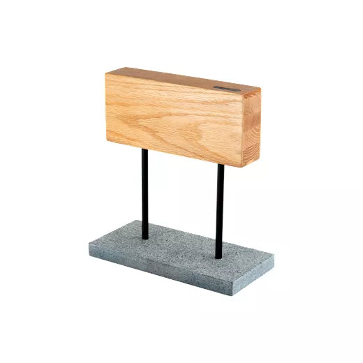 MAGNETISCH MESSENBLOK - EIK/NATUURSTEEN