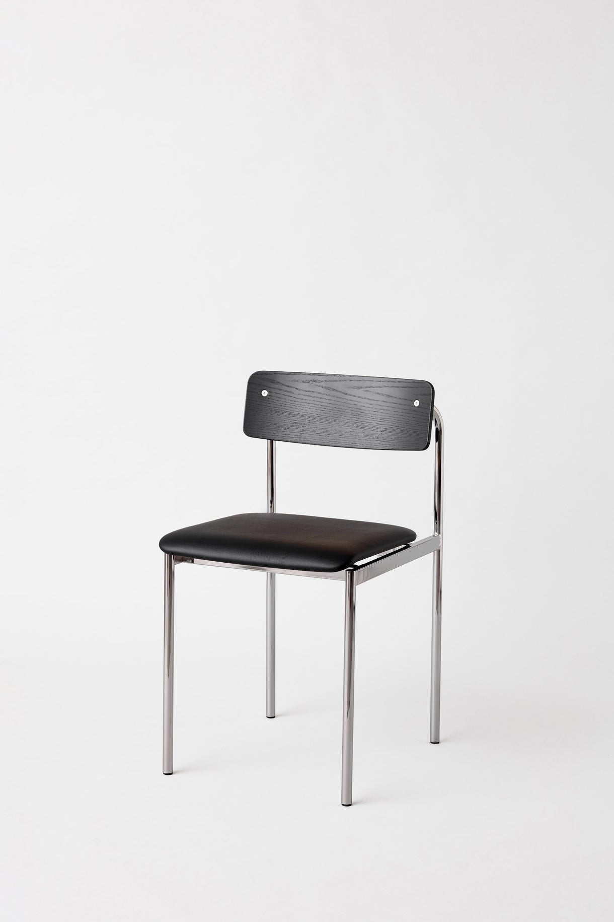OFFSET CHAIR - CHROME FRAME