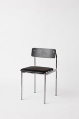 OFFSET CHAIR - CHROME FRAME