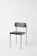 OFFSET CHAIR - CHROME FRAME
