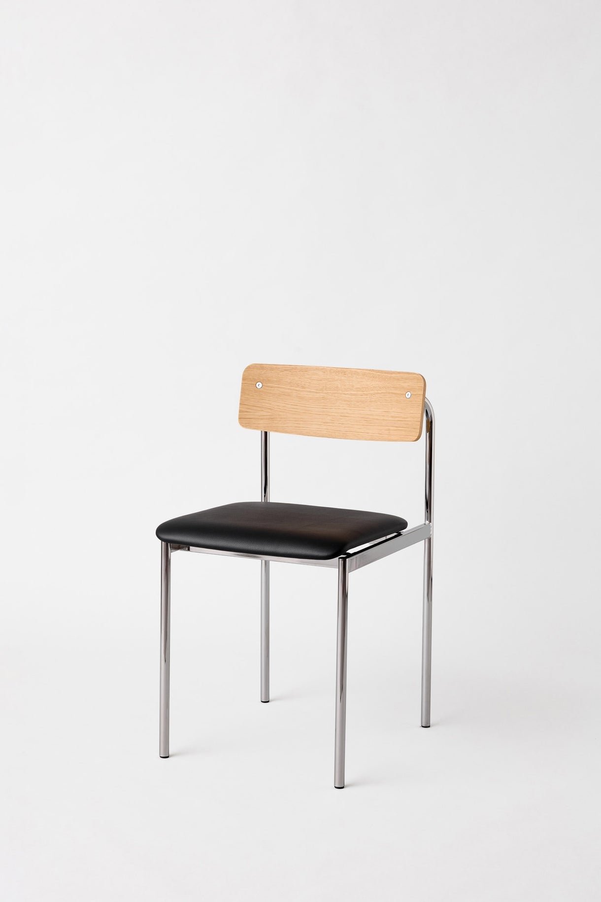 OFFSET CHAIR - CHROME FRAME