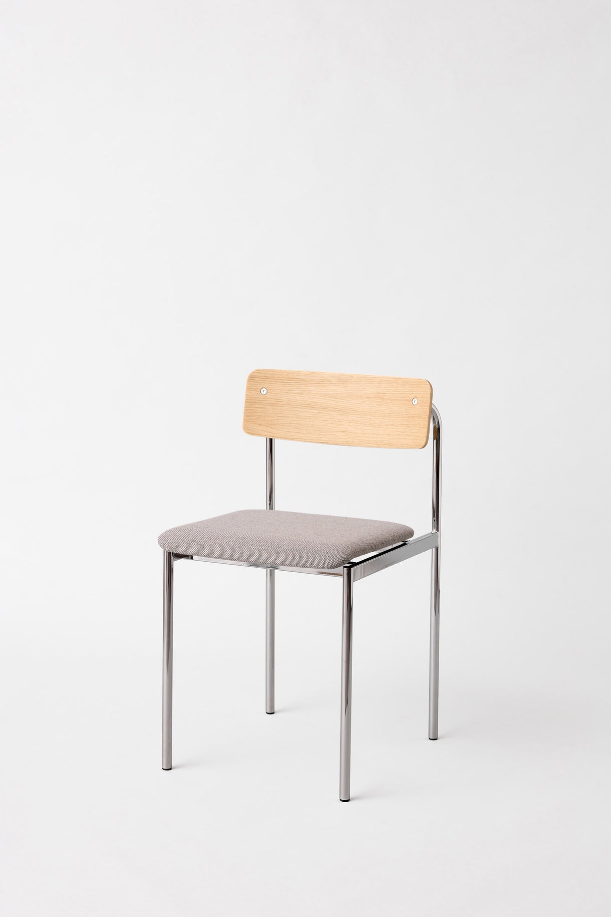 OFFSET CHAIR - CHROME FRAME