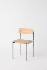 OFFSET CHAIR - CHROME FRAME
