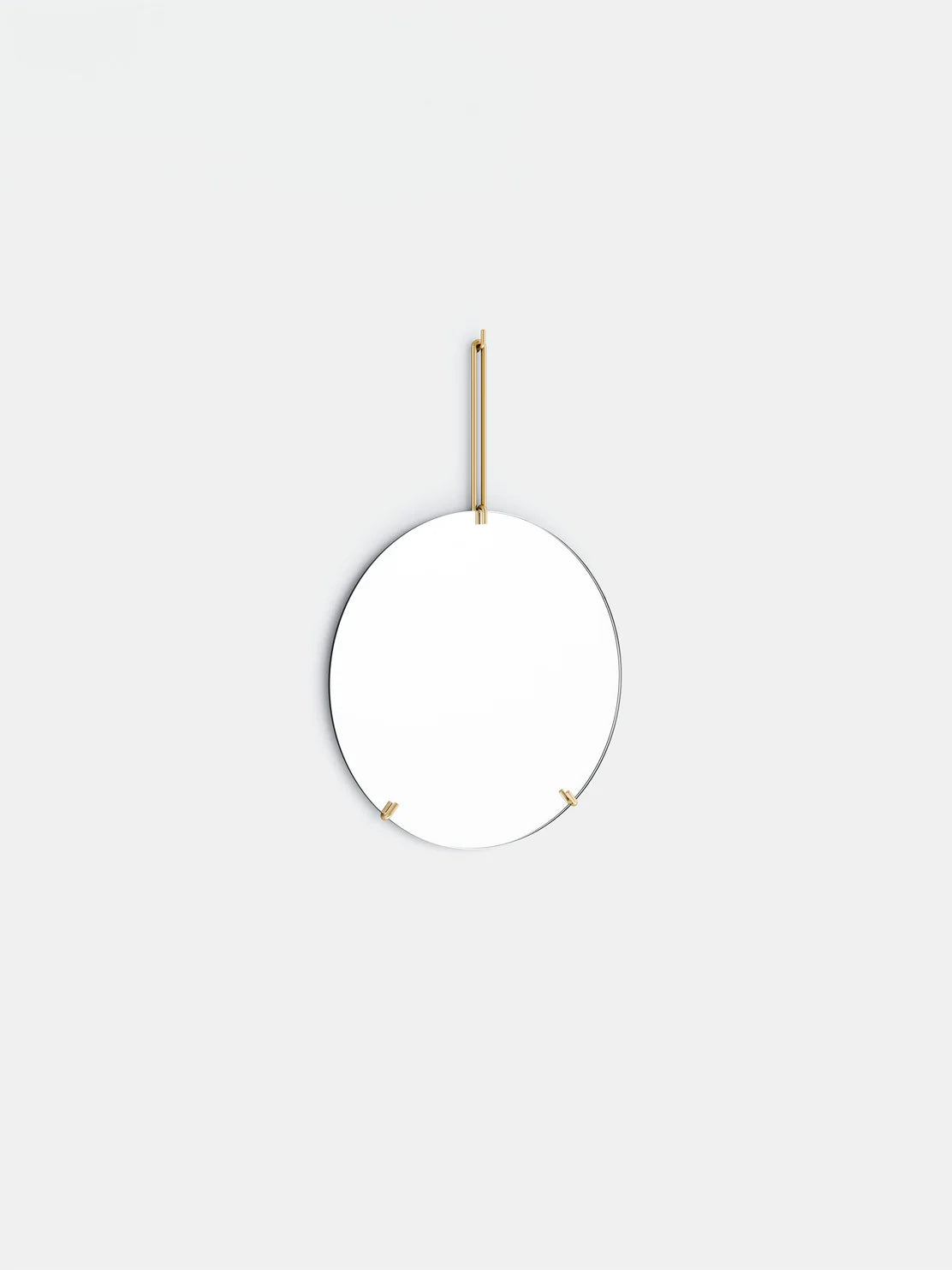 WALL MIRROR - BRASS - 30 CM