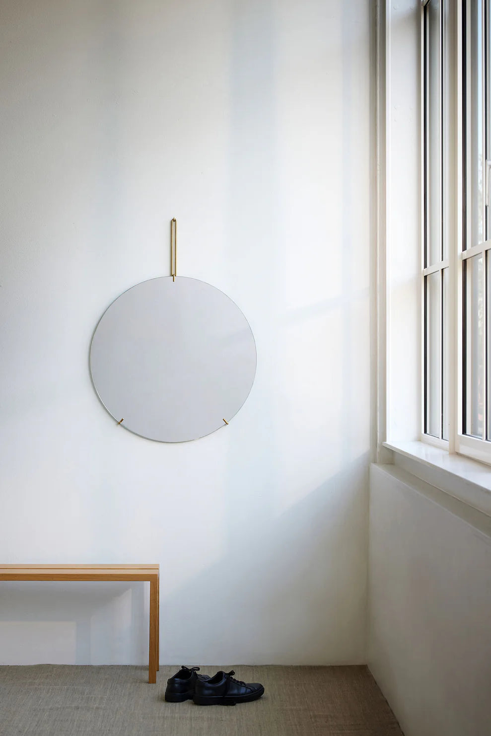 WALL MIRROR - BRASS - 50 CM