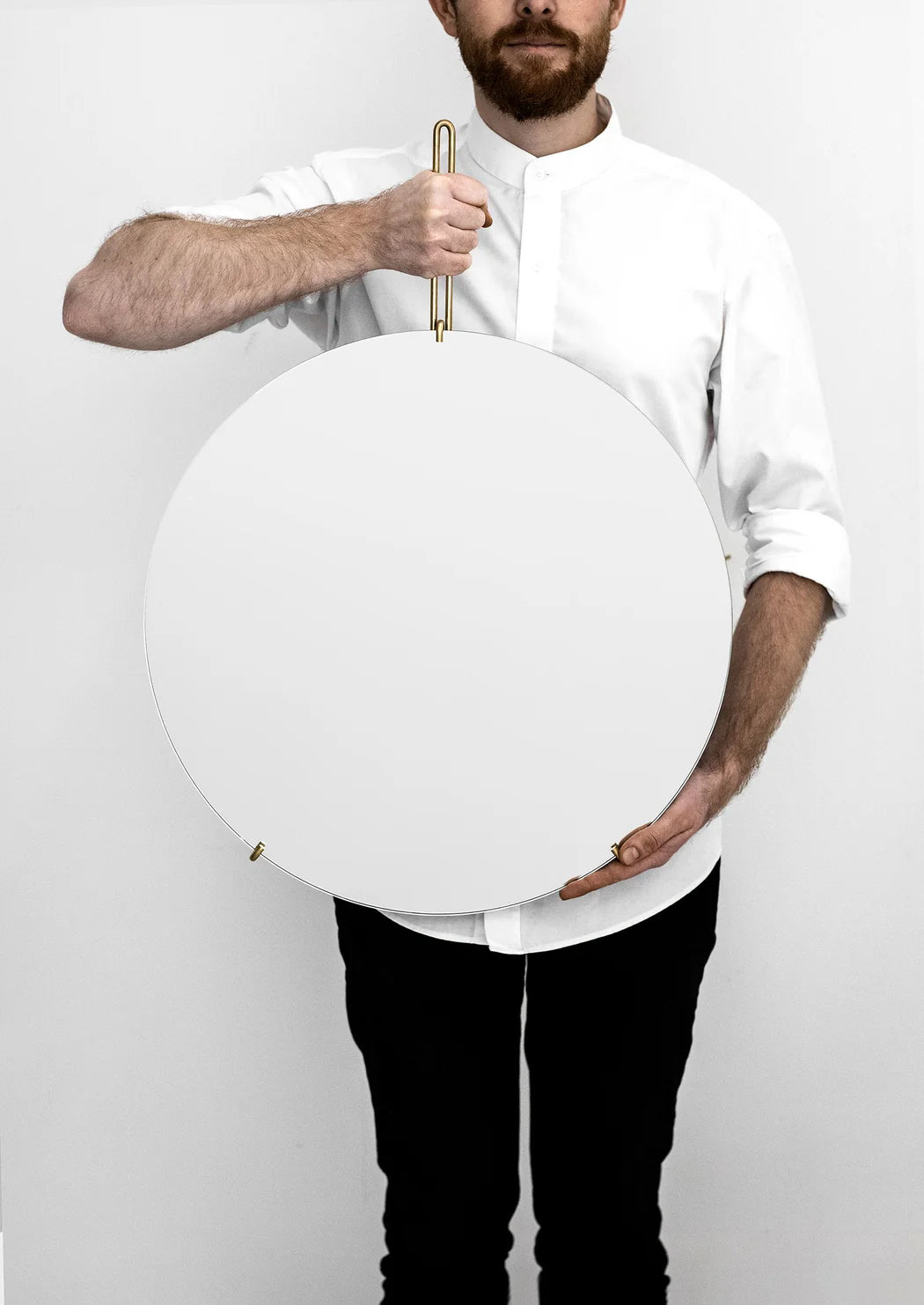 WALL MIRROR - BRASS - 50 CM