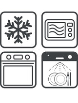APPOLIA RECHTHOEKIGE OVENSCHAAL - ZWART
