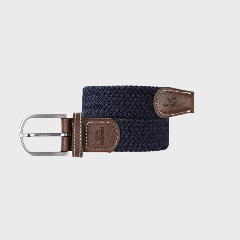 GEVLOCHTEN RIEM - NAVY BLUE