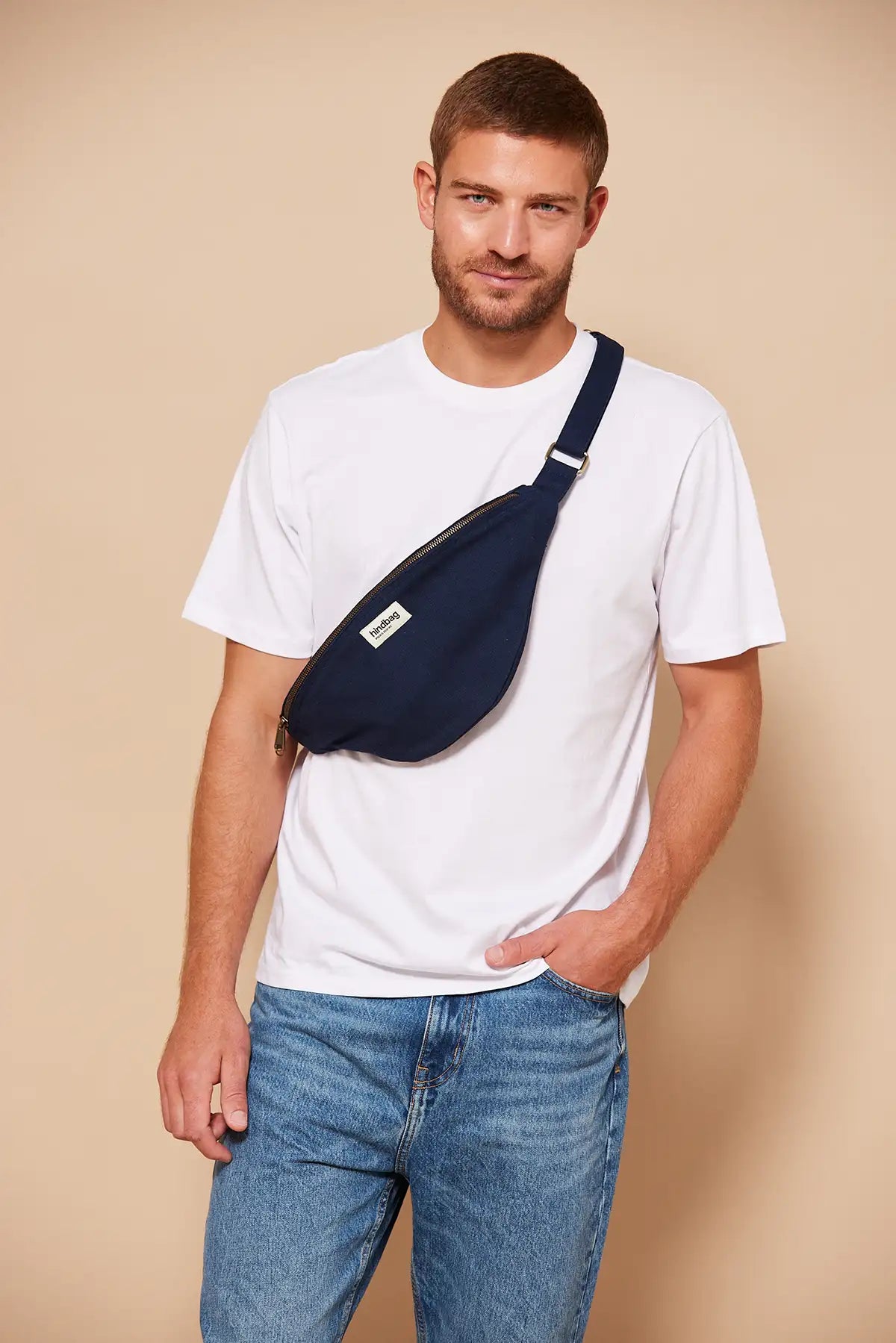 SASHA HEUP/SCHOUDERTAS - NAVY BLUE