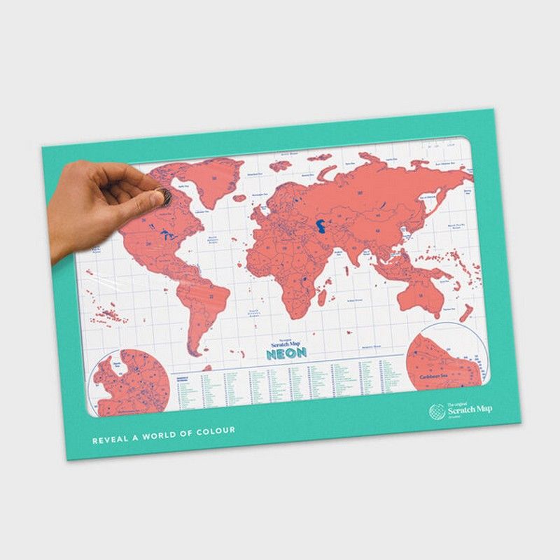 SCRATCH MAP CORAL