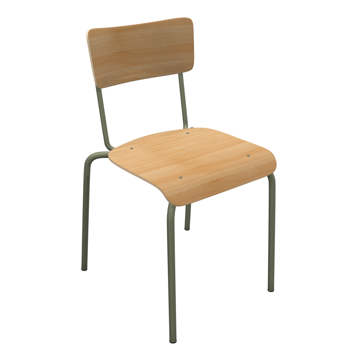 STOEL COLLEGE MET HOUTEN AFWERKING