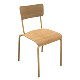 STOEL COLLEGE MET HOUTEN AFWERKING