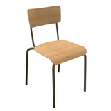 STOEL COLLEGE MET HOUTEN AFWERKING