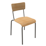 STOEL COLLEGE MET HOUTEN AFWERKING