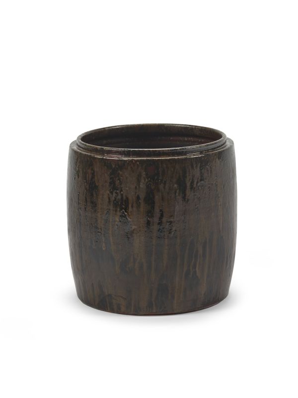 PLANTENPOT MYSTIQ DARK BROWN - MEDIUM