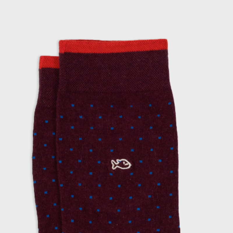 SOKKEN SQUARE - BURGUNDY