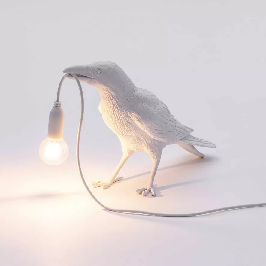 BIRD LAMP WHITE
