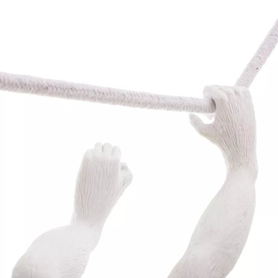 MONKEY SWING HANG LAMP - WIT