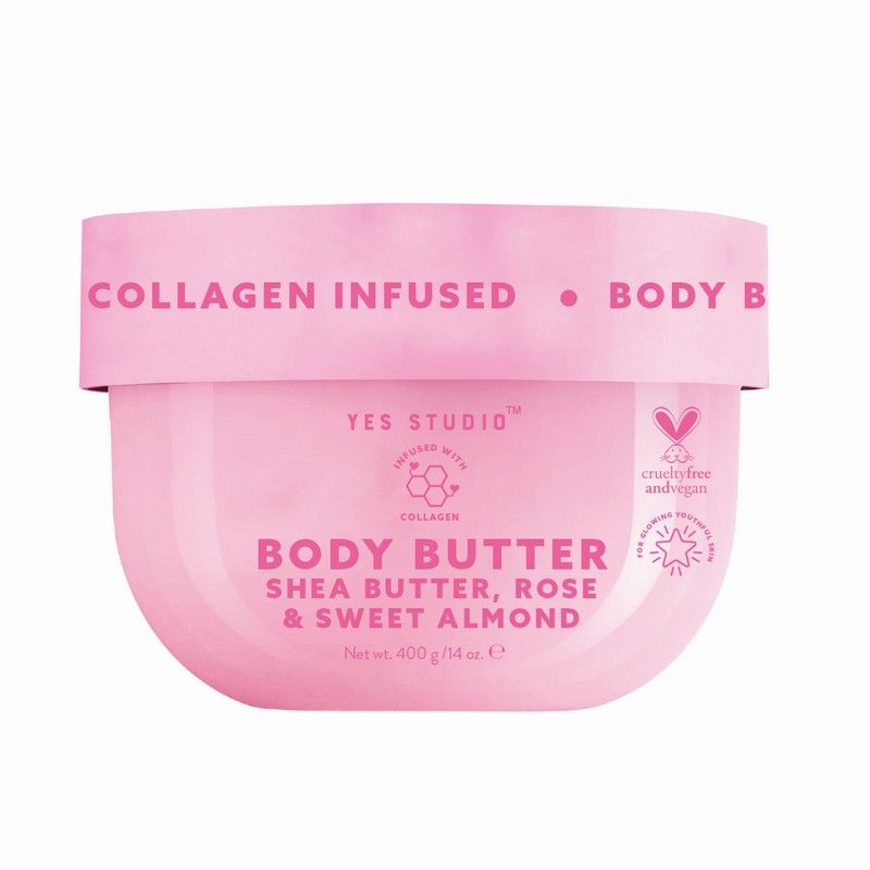 BODY BUTTER - SHEA BUTTER, ROSE & SWEET ALMOND