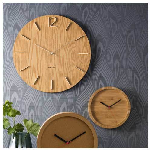 HOUTEN WANDKLOK