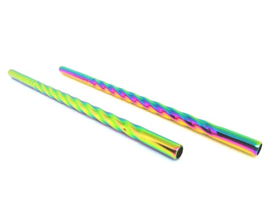 REGENBOOG METALEN RIETJES - SPIRAAL