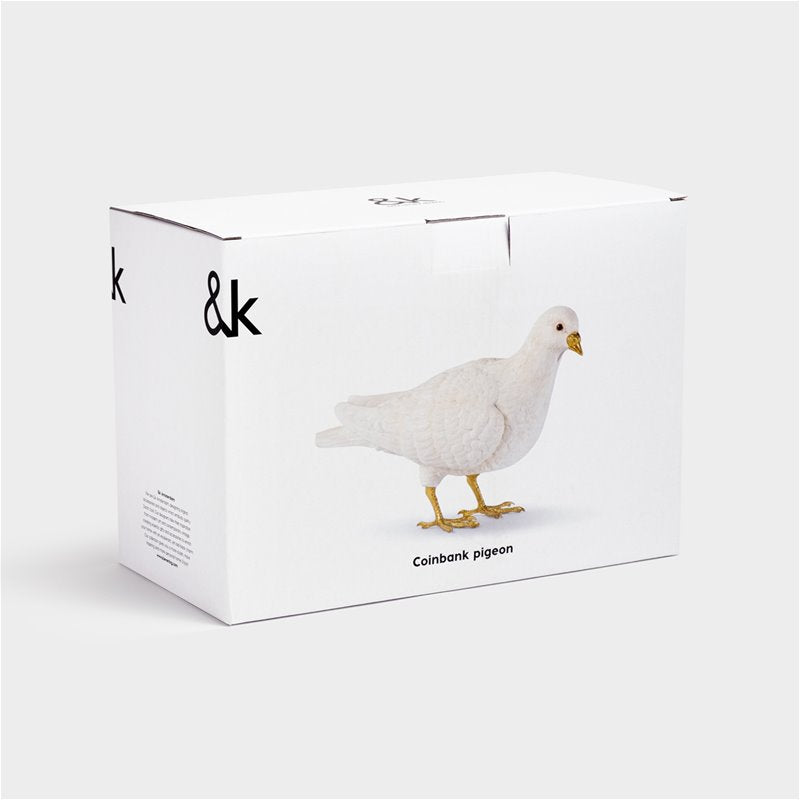 SPAARPOT WHITE PIGEON