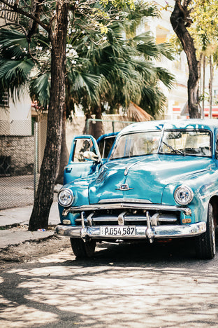 POSTER CARS OF CUBA N.4