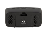 LED ALARM WEKKER - ZWART