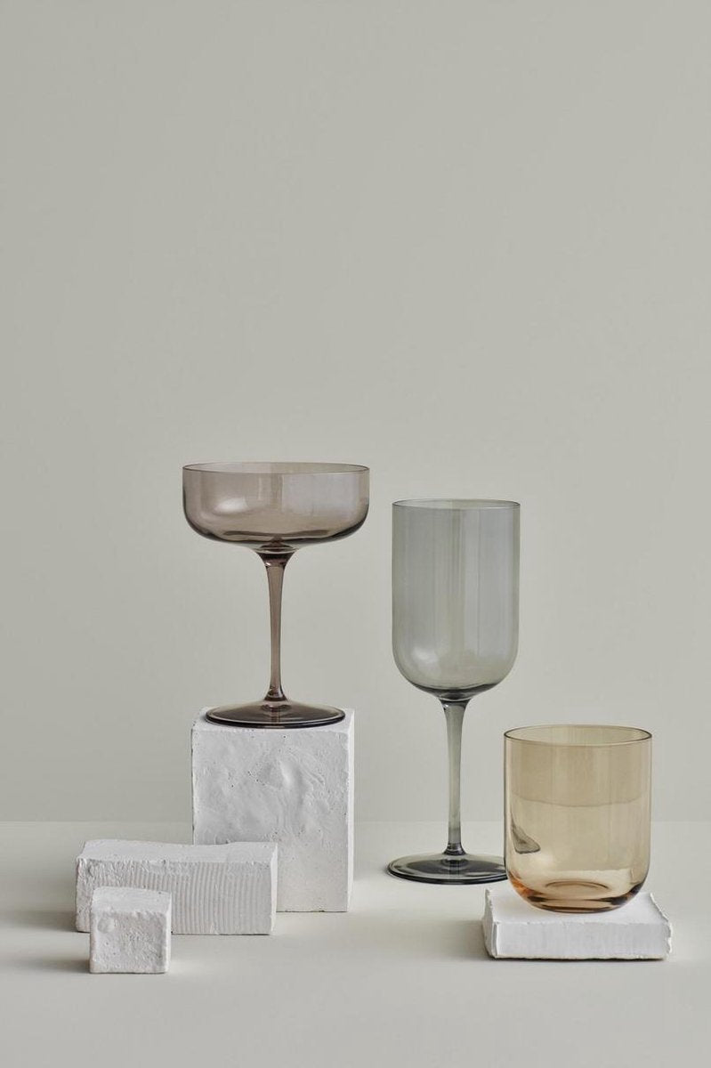 SET 4 CHAMPAGNEGLAZEN FUUM - SMOKE
