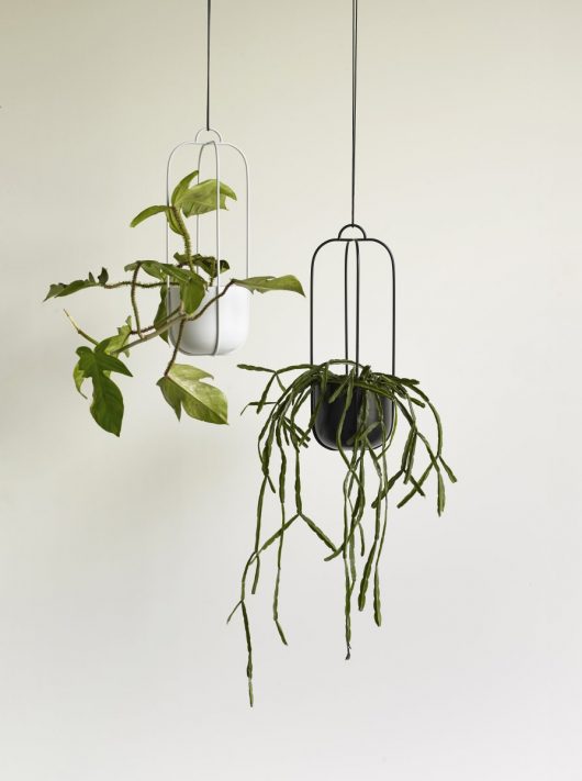 HANG BLOEMPOT - LICHTGRIJS