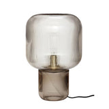 TABLE LAMP - SMOKED GLASS