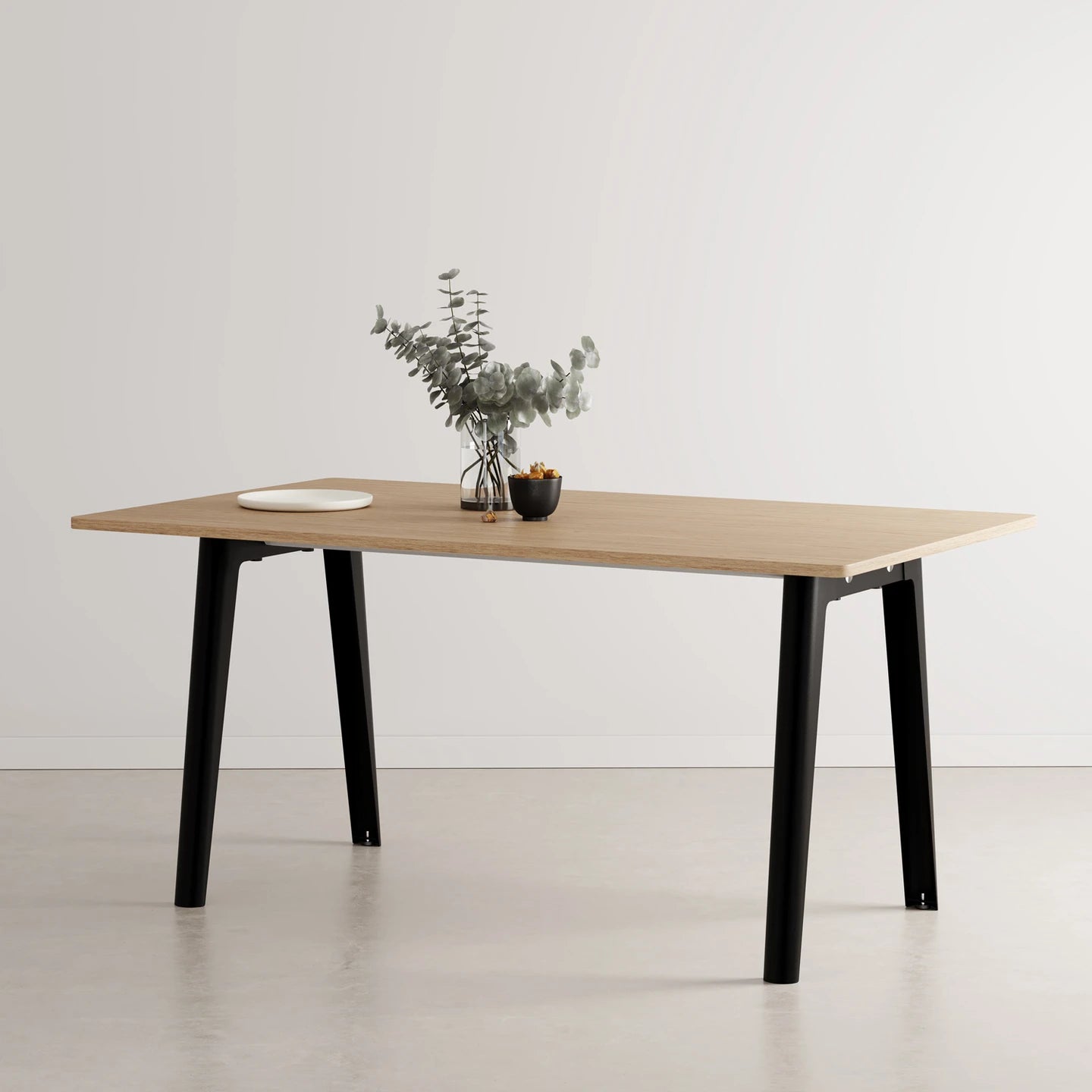 TAFEL NEW MODERN - ZWART - RECHTHOEKIG