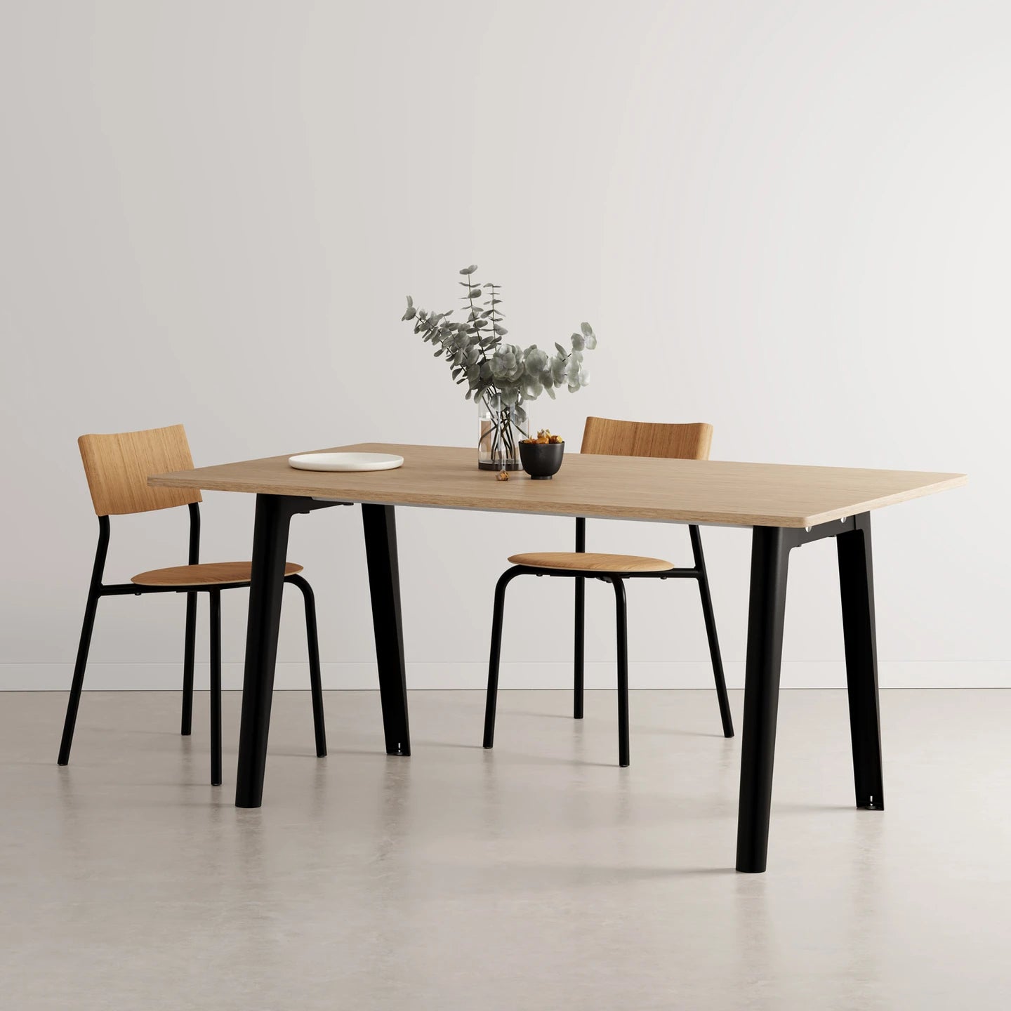 TAFEL NEW MODERN - ZWART - RECHTHOEKIG