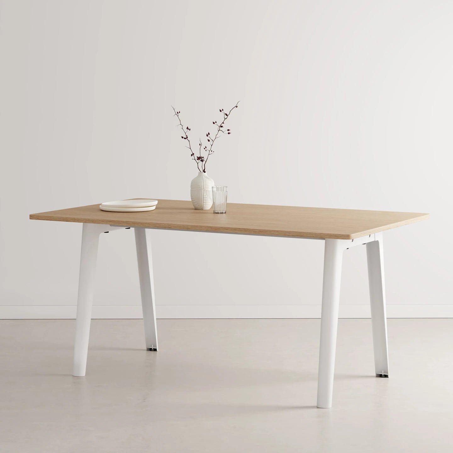 TAFEL NEW MODERN - WIT - RECHTHOEKIG