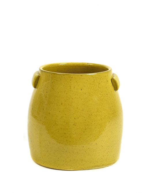 BLOEMPOT JARS GEEL - MEDIUM