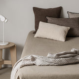 KUSSEN BOUCLE - MOONBEAM - 30x50