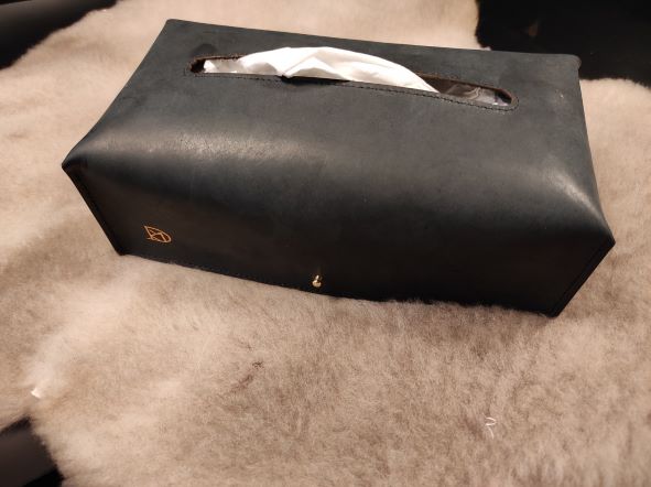 LEDEREN TISSUE HOUDER