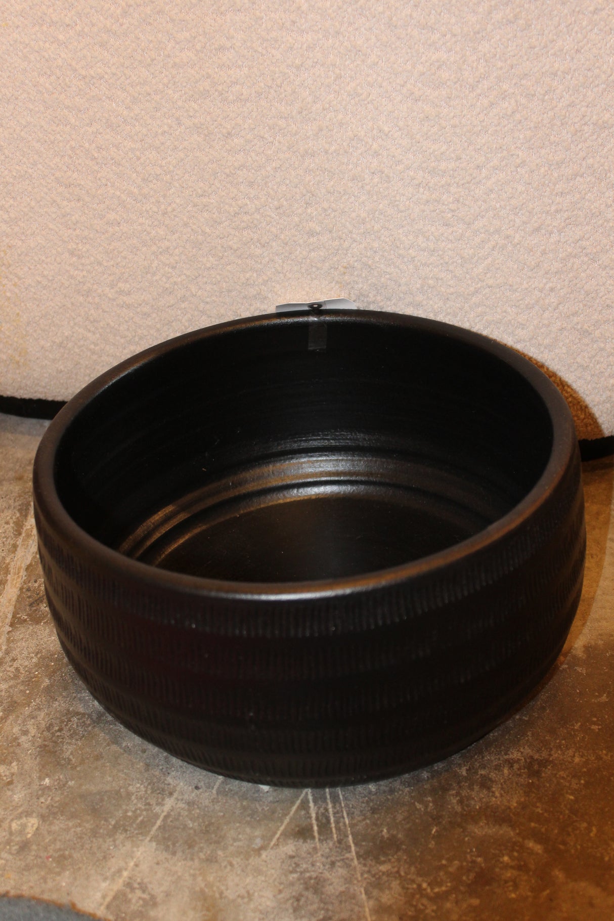 DM DEPOT BLOEMPOT ZWART PLAT