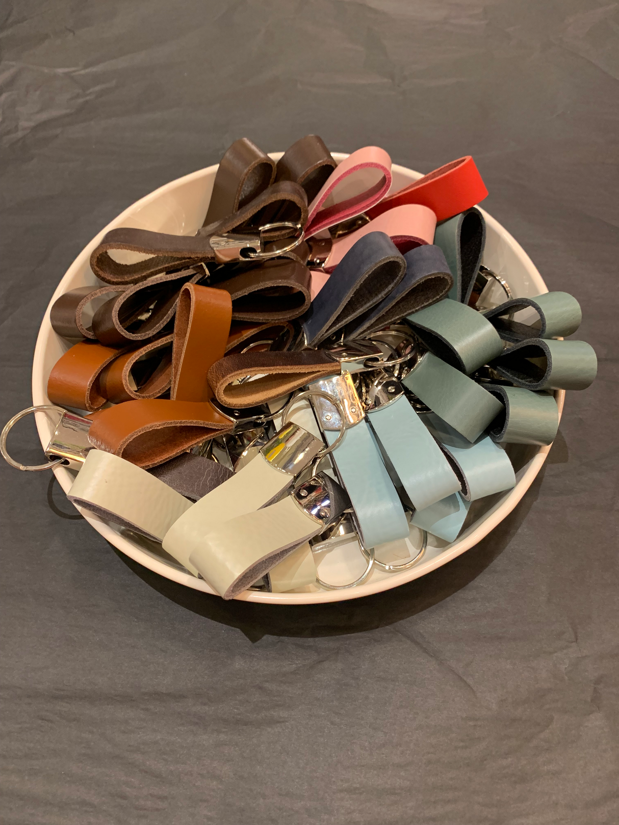 LEDEREN SLEUTELHANGER